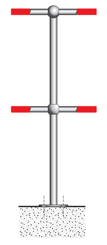 90 TOP MOUNT STANCHION