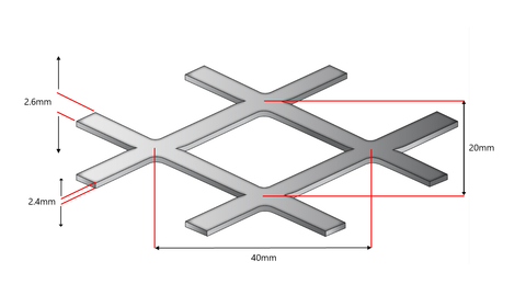 EXPANDED METAL 2040F-C | 6318H | 351A